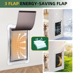 MIAOTONG heat pack included enhances cold-weather comfort for pets.