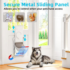 MIAOTONG sliding lock panel provides controlled access