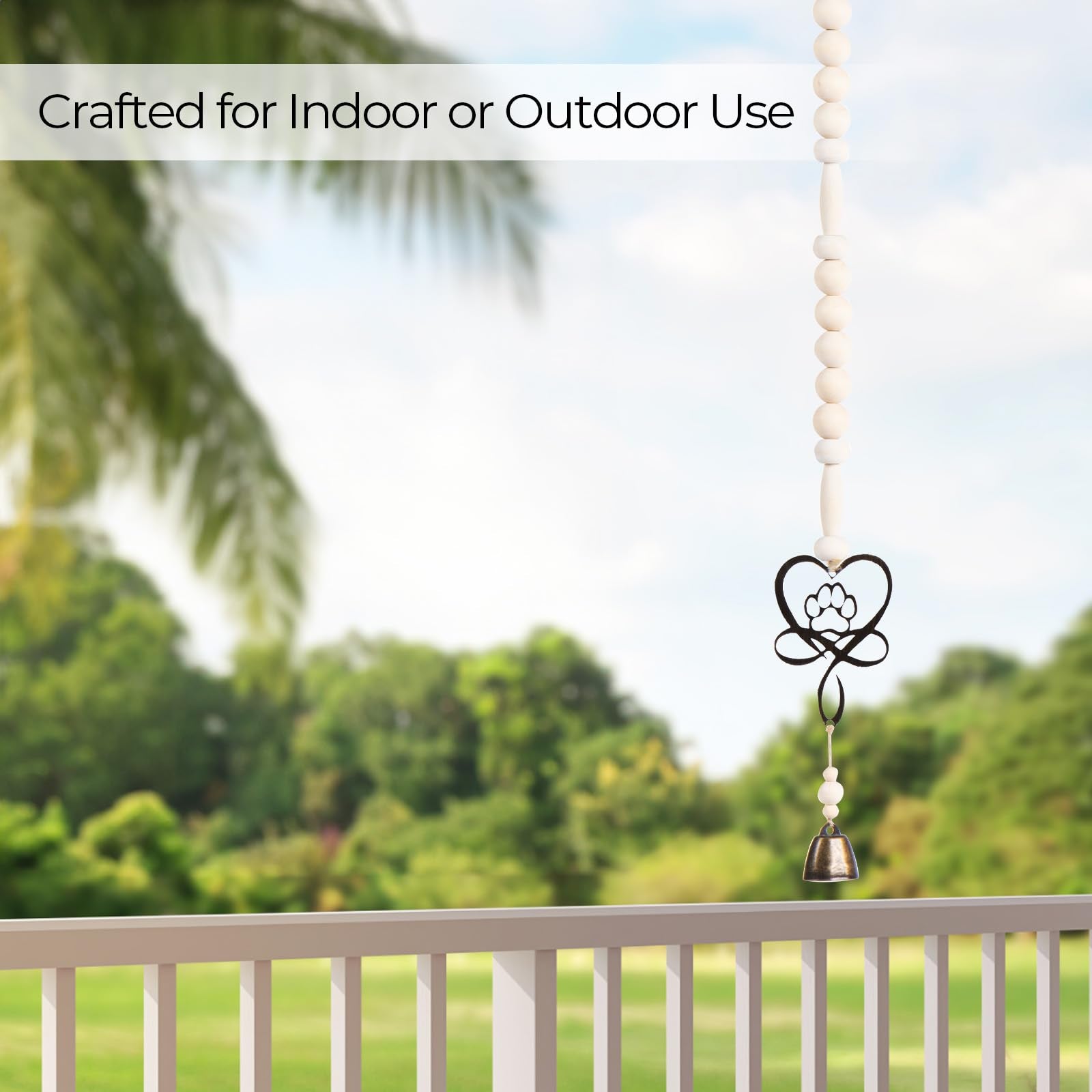 Michael Grace Gifts pet memorial wind chime serves as a meaningful keepsake for remembrance.