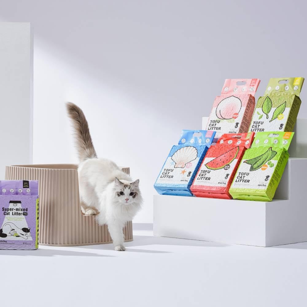 Michu Tofu Cat Litter odor-neutralizing unscented option for sensitive noses