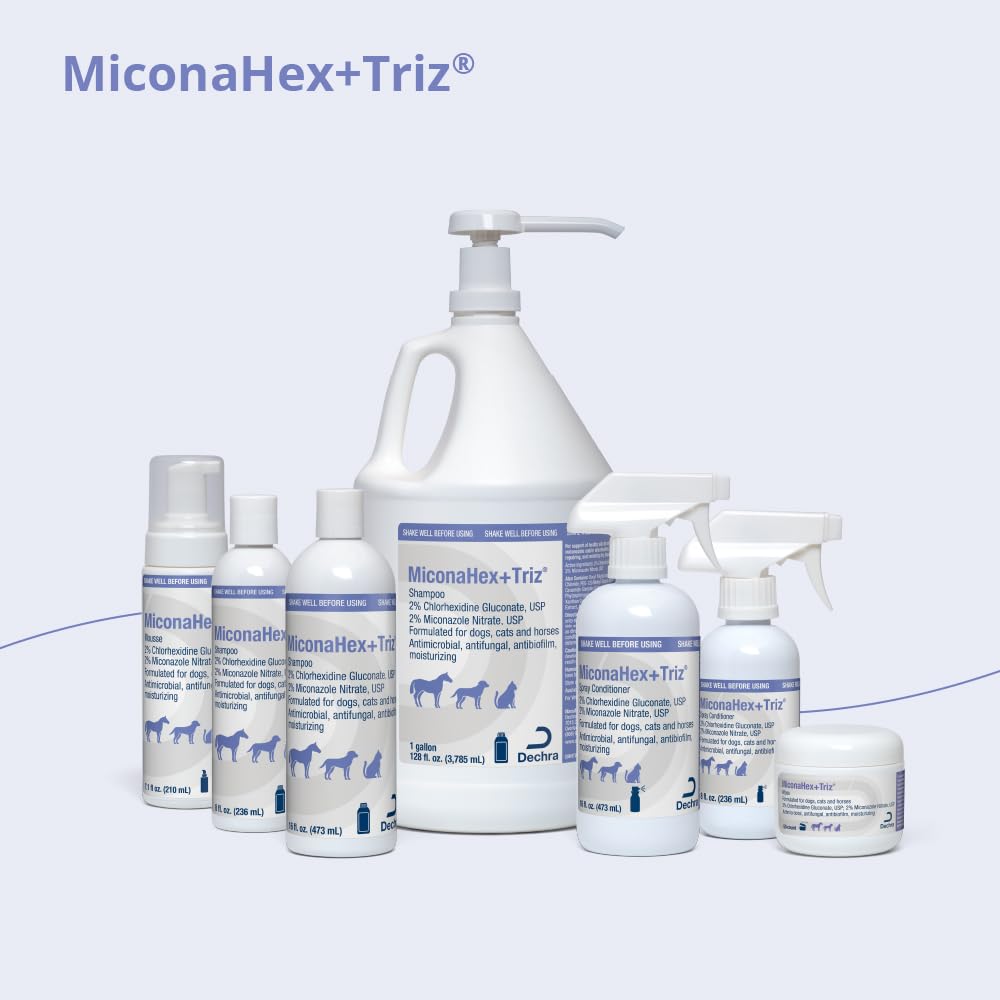 MiconaHex+Triz foaming action shot demonstrates conditioning for dry coats.
