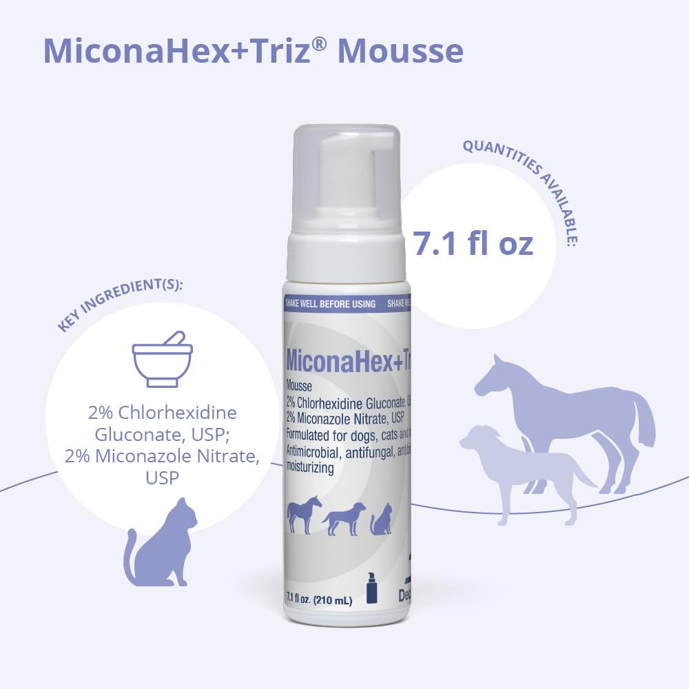 Mousse dispensing nozzle enables smooth application on dogs