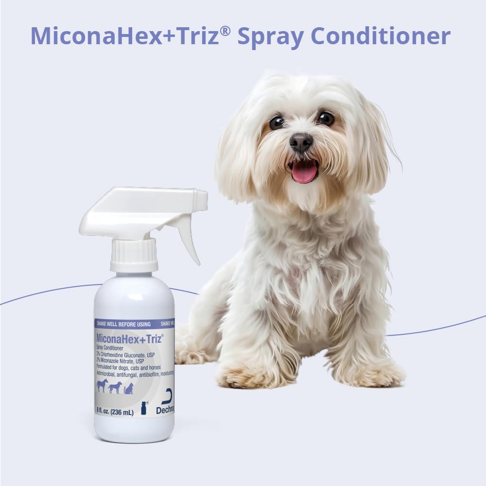 MiconaHex+Triz 8 oz packaging highlights at-home grooming convenience.