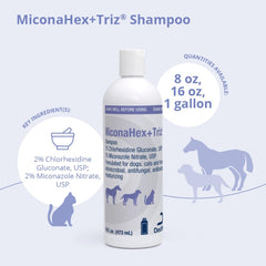 MiconaHex+Triz shampoo for cats lather demonstrates gentle cleansing for sensitive skin