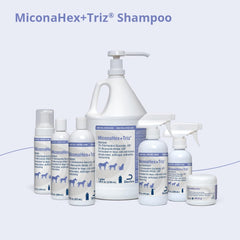 MiconaHex+Triz unscented label emphasizes fragrance-free formula for pets