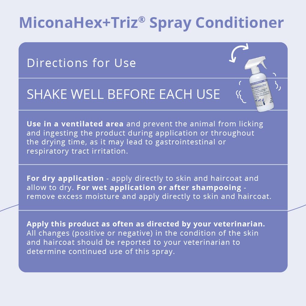 Close-up of the MiconaHex+Triz spray bottle cap for quick, controlled application.