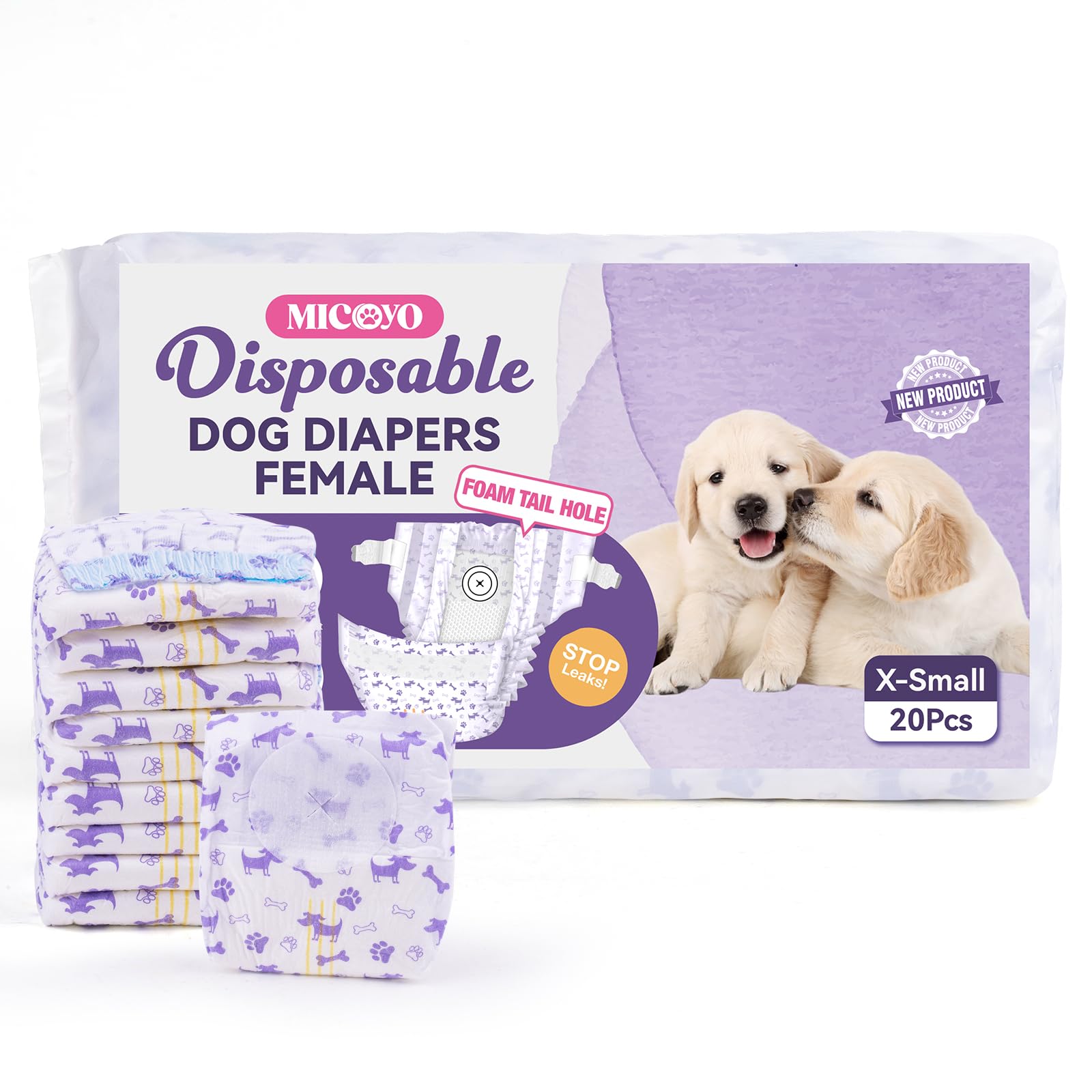MICOOYO versatile diaper set supports training and incontinence management.