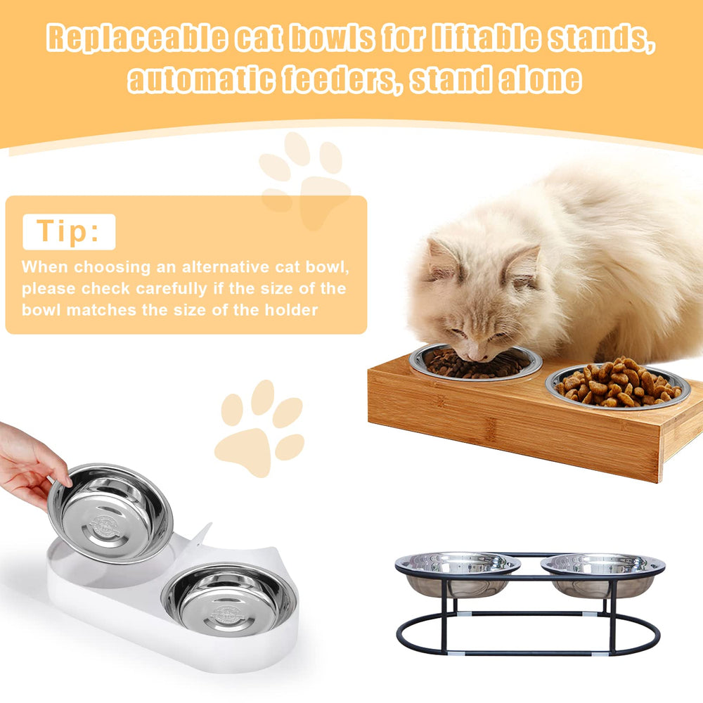 MicoSim replacement bowls for old stands, easy to clean.