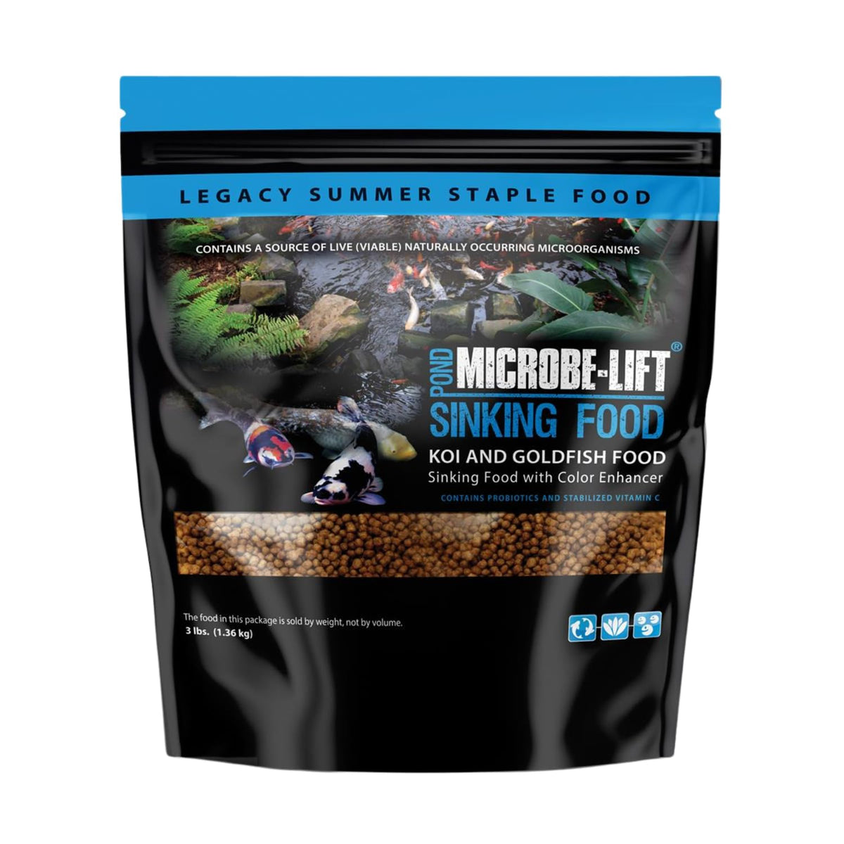 Microbe-Lift MLLSPMD sinking pellets for pond feeding and acclimation