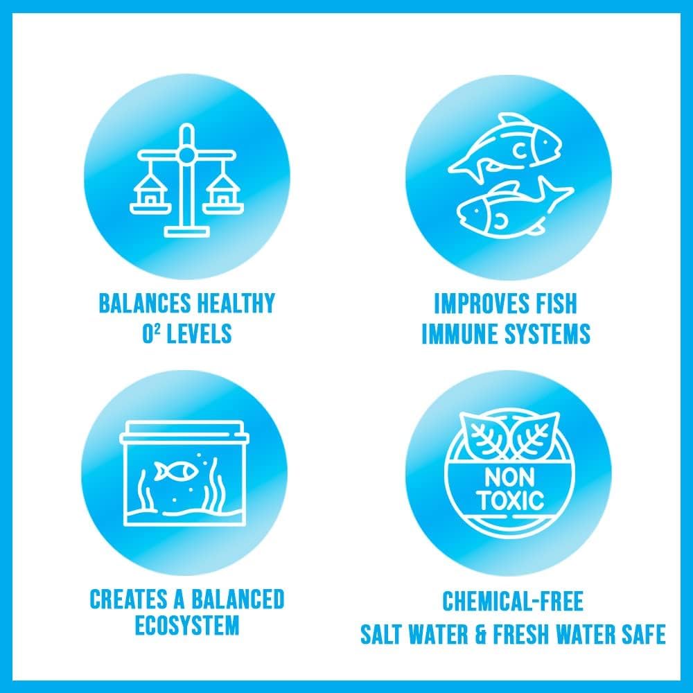 MICROBE-LIFT TheraP16 fish-health scene suggesting vitality and reduced stress