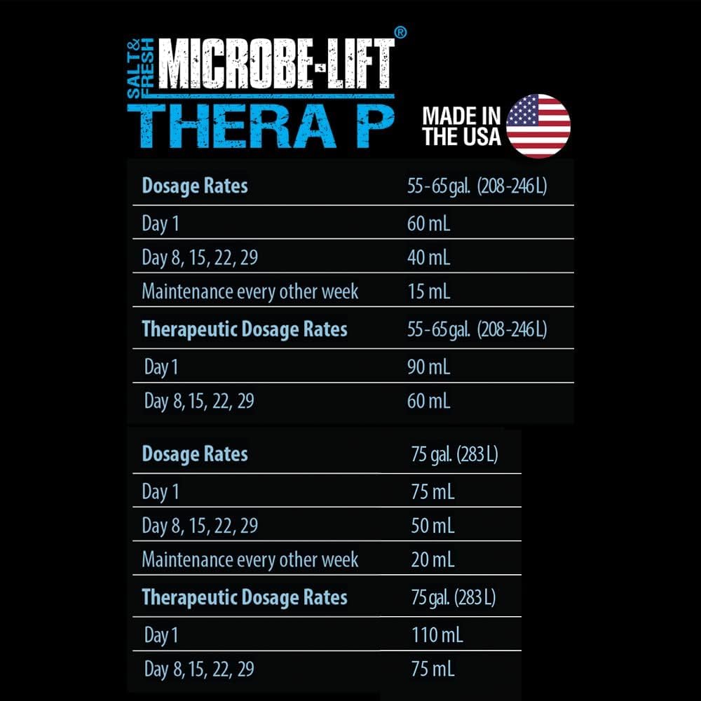 MICROBE-LIFT TheraP16 odor-elimination helps keep aquarium fresh