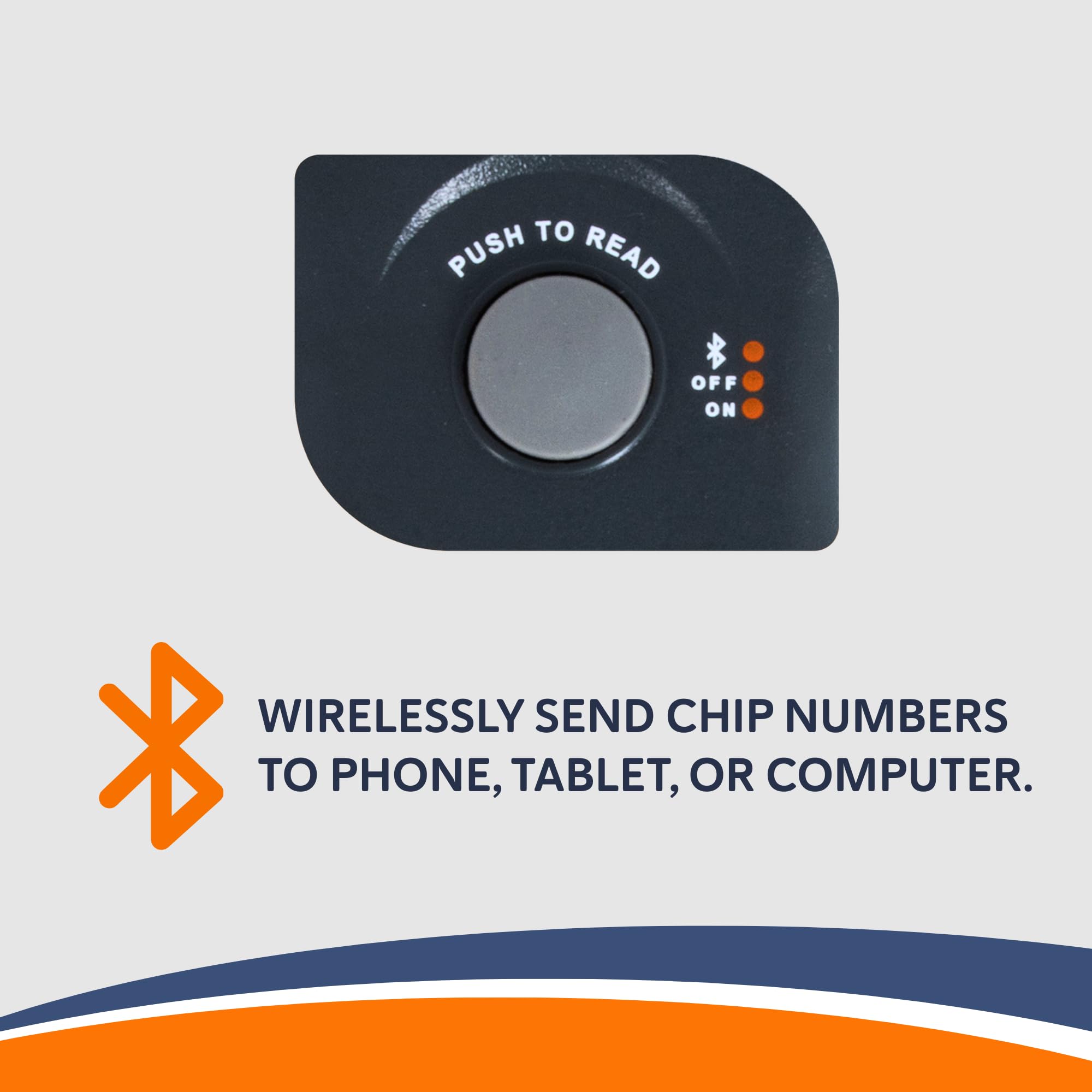 Microchip ID For the Animal World Bluetooth connection enables fast data transfer