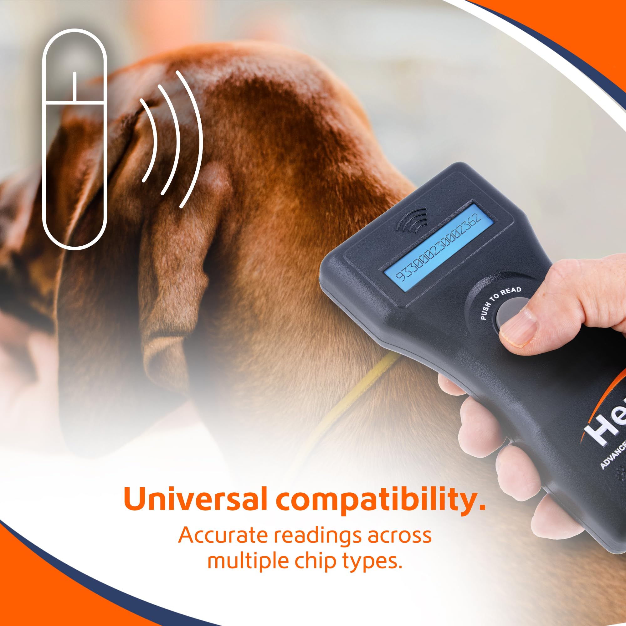 Microchip ID For the Animal World FCC-certified scanner for professional use