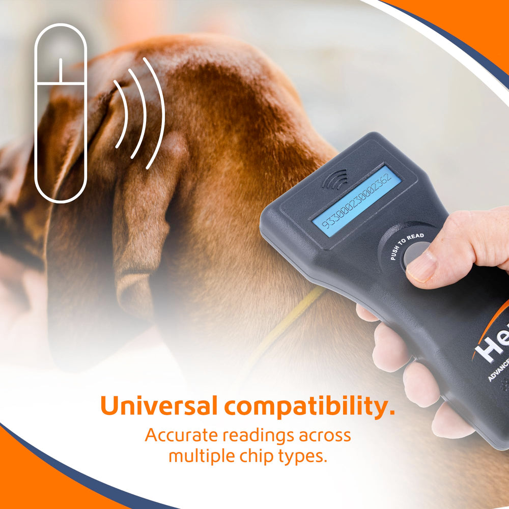 Microchip ID For the Animal World FCC-certified scanner for professional use