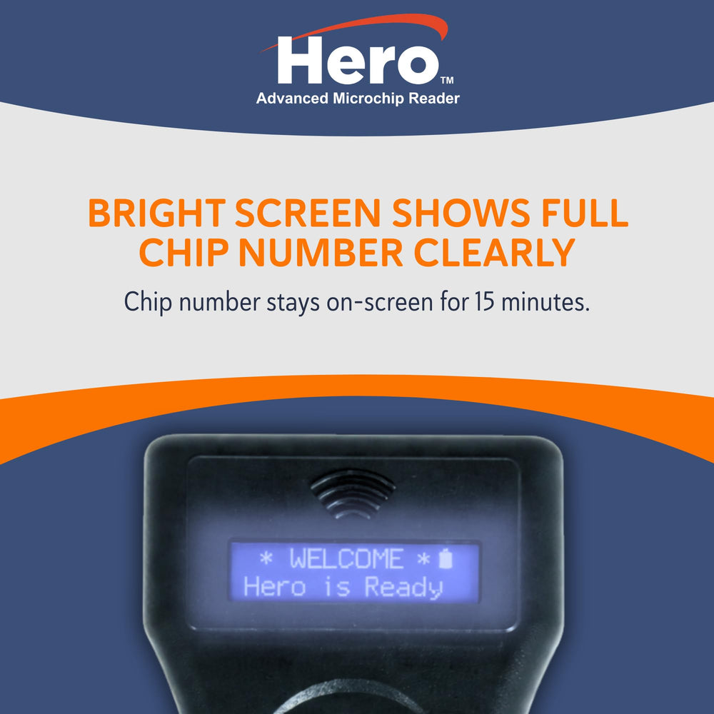 Microchip ID For the Animal World rechargeable battery supports long field sessions