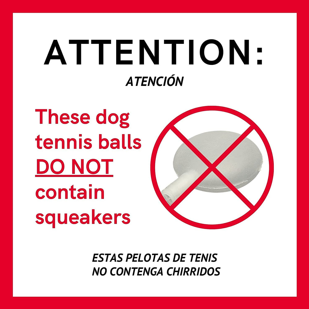 Midlee pack of twelve yellow pink balls for puppies and terriers