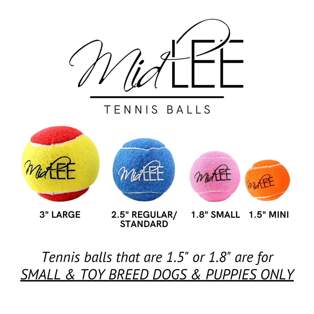 Midlee Mini puppy friendly squeaker balls ideal for gentle, interactive play