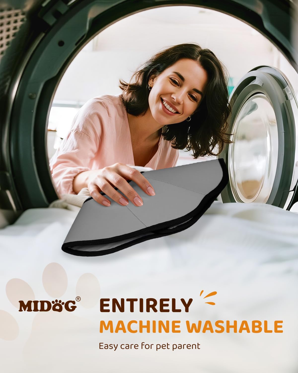 MIDOG washable-soft-fabric-cone keeps your dog comfortable during recovery.