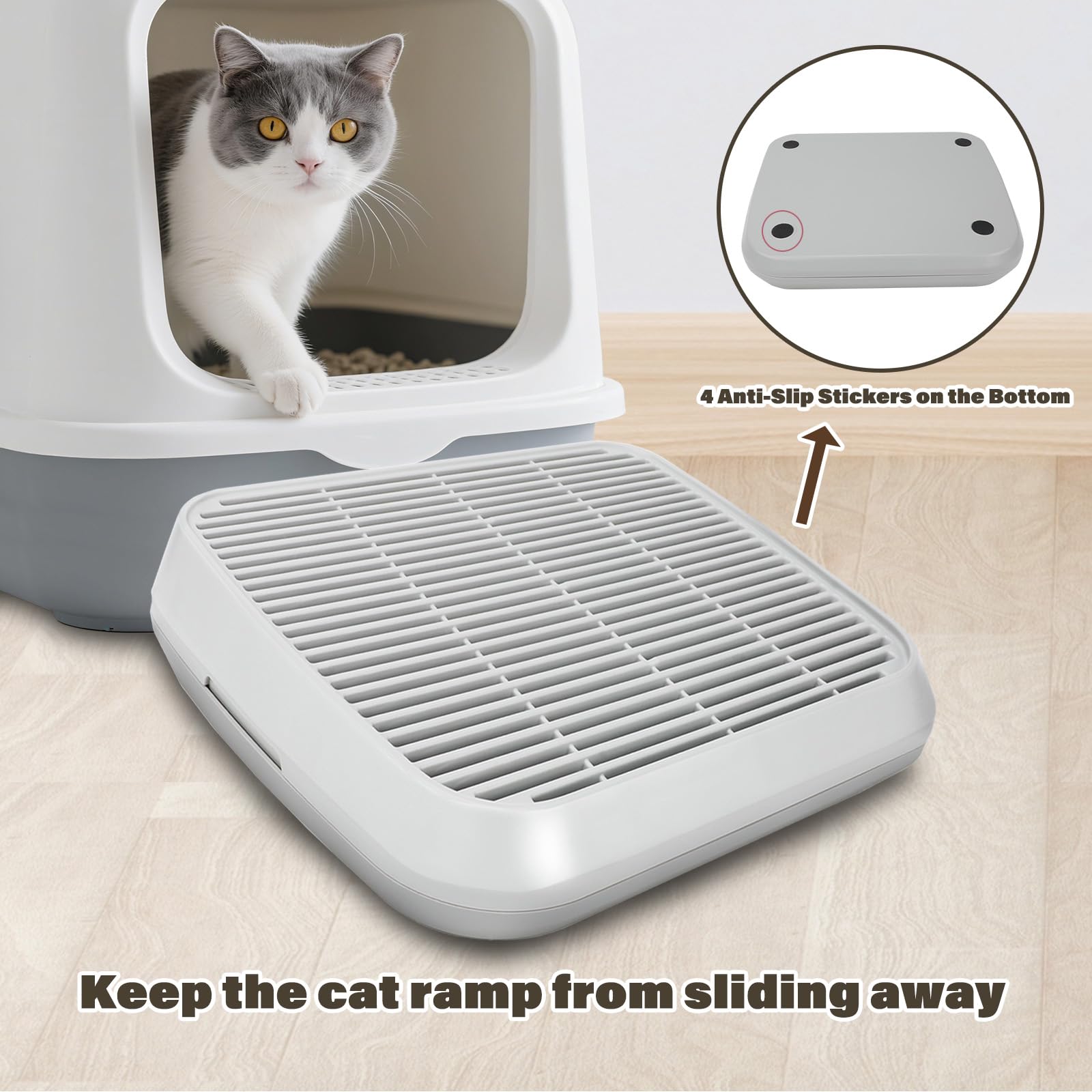 Midollarle cat ramp durable ABS material: resistant to stains and everyday wear.