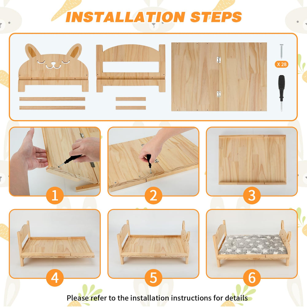 Midollarle detachable mattress and bed for easy cleaning.