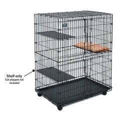 MidWest cat shelf steel wire with protective coating, sturdy and easy to clean