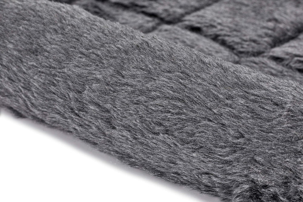 MidWest crate interior shows a plush bed for comfort.