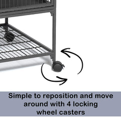MidWest Critter Nation full-width doors enable easy access for feeding.