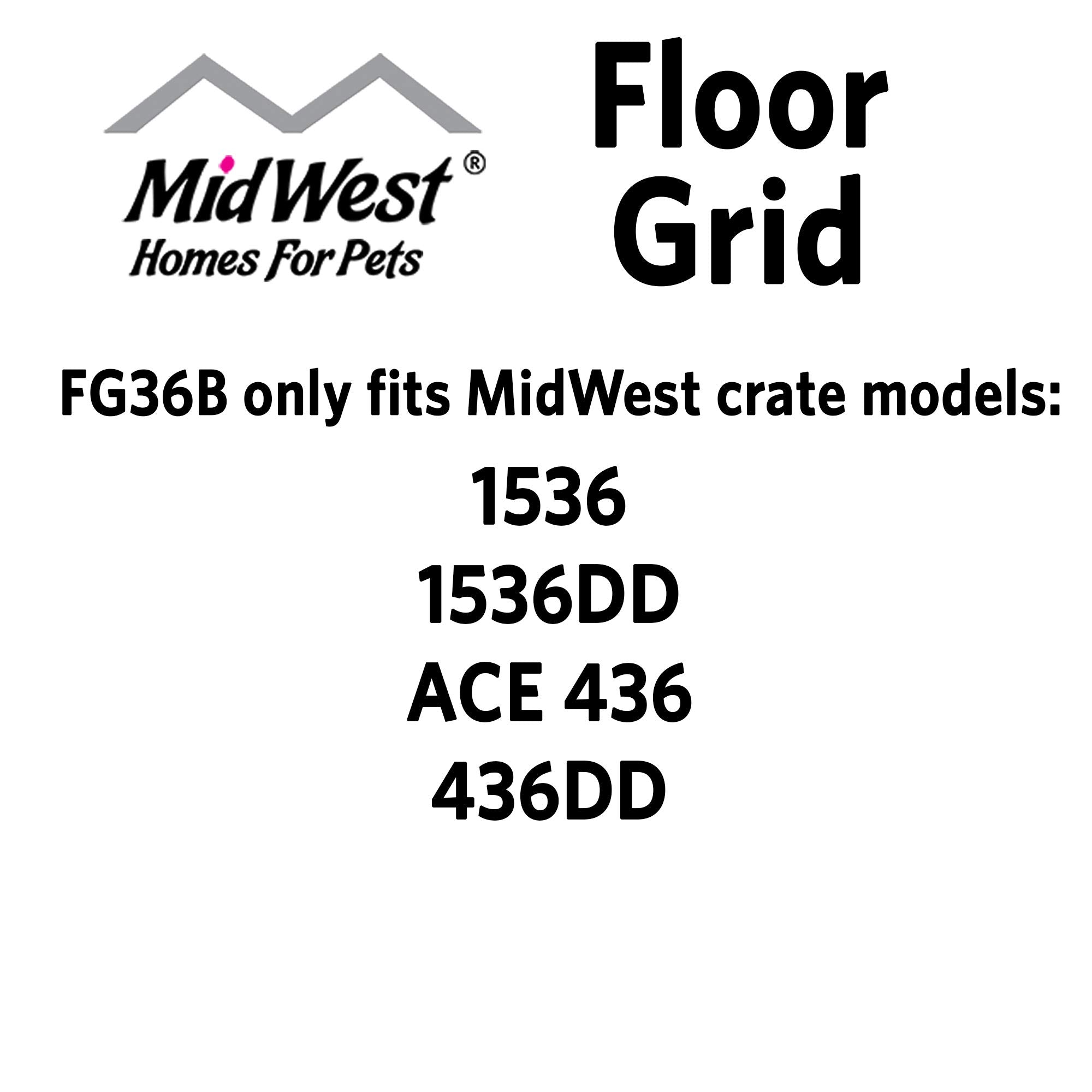 MidWest floor grid for Lifestages 1636 increases crate hygiene and comfort.