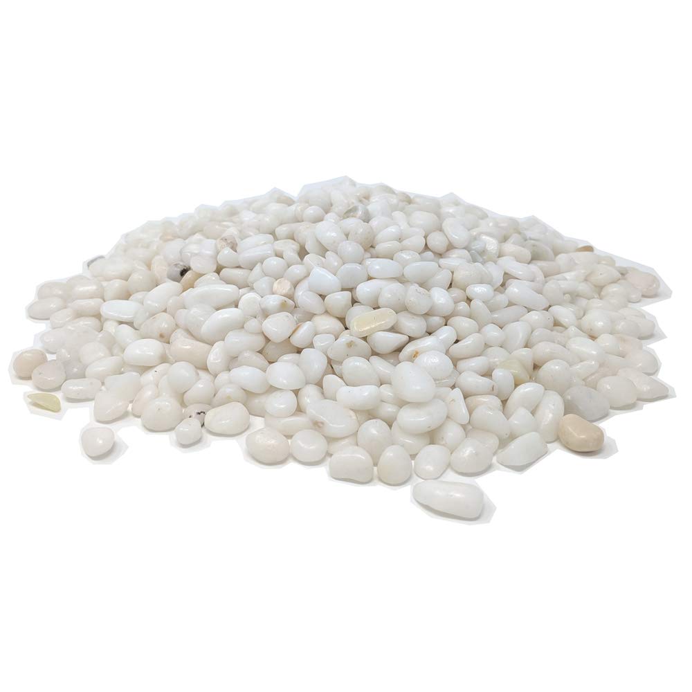 Midwest Hearth 5-lb bag of white pebbles ideal for crafts and displays