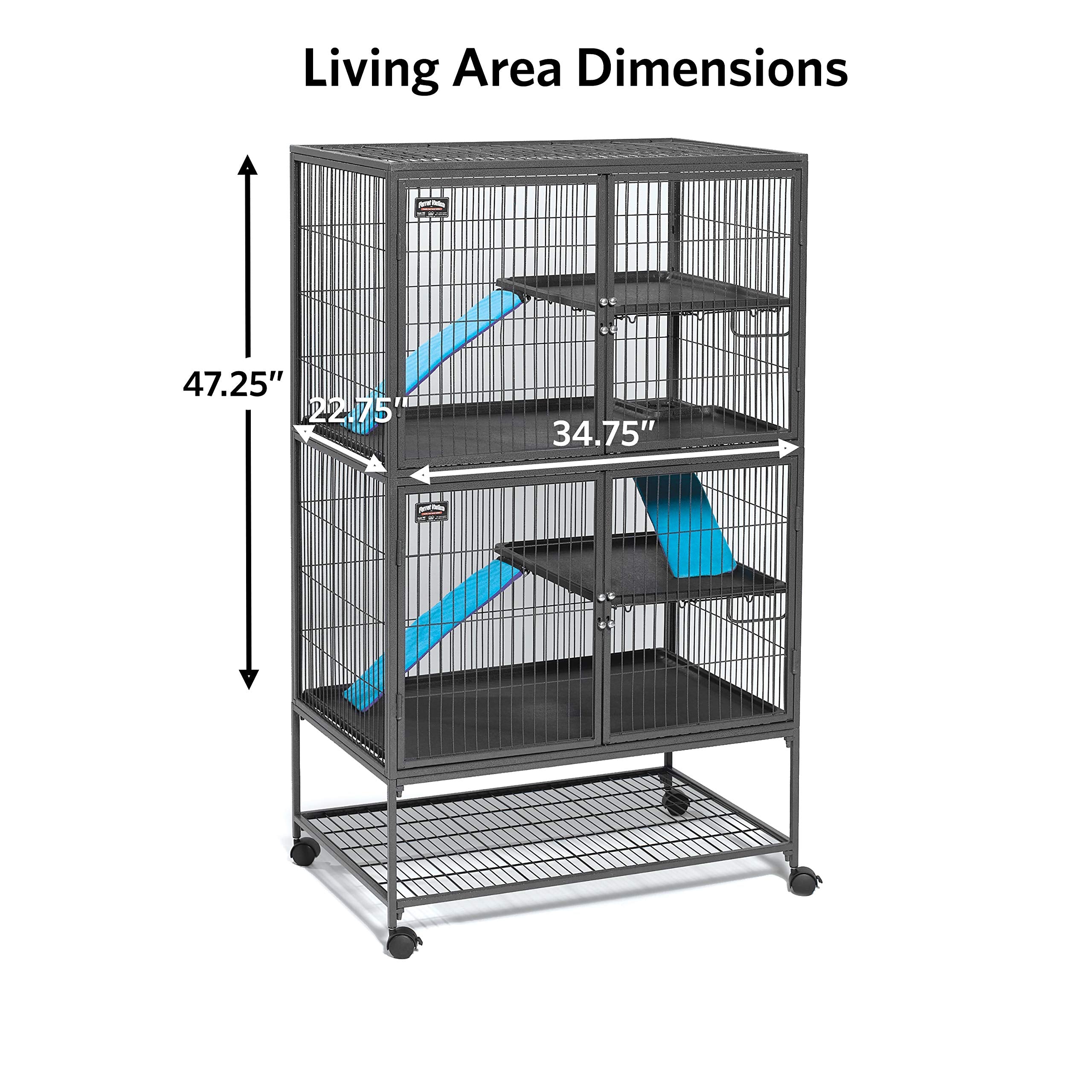 MidWest Ferret Nation with multiple attachment points for hammocks and toys