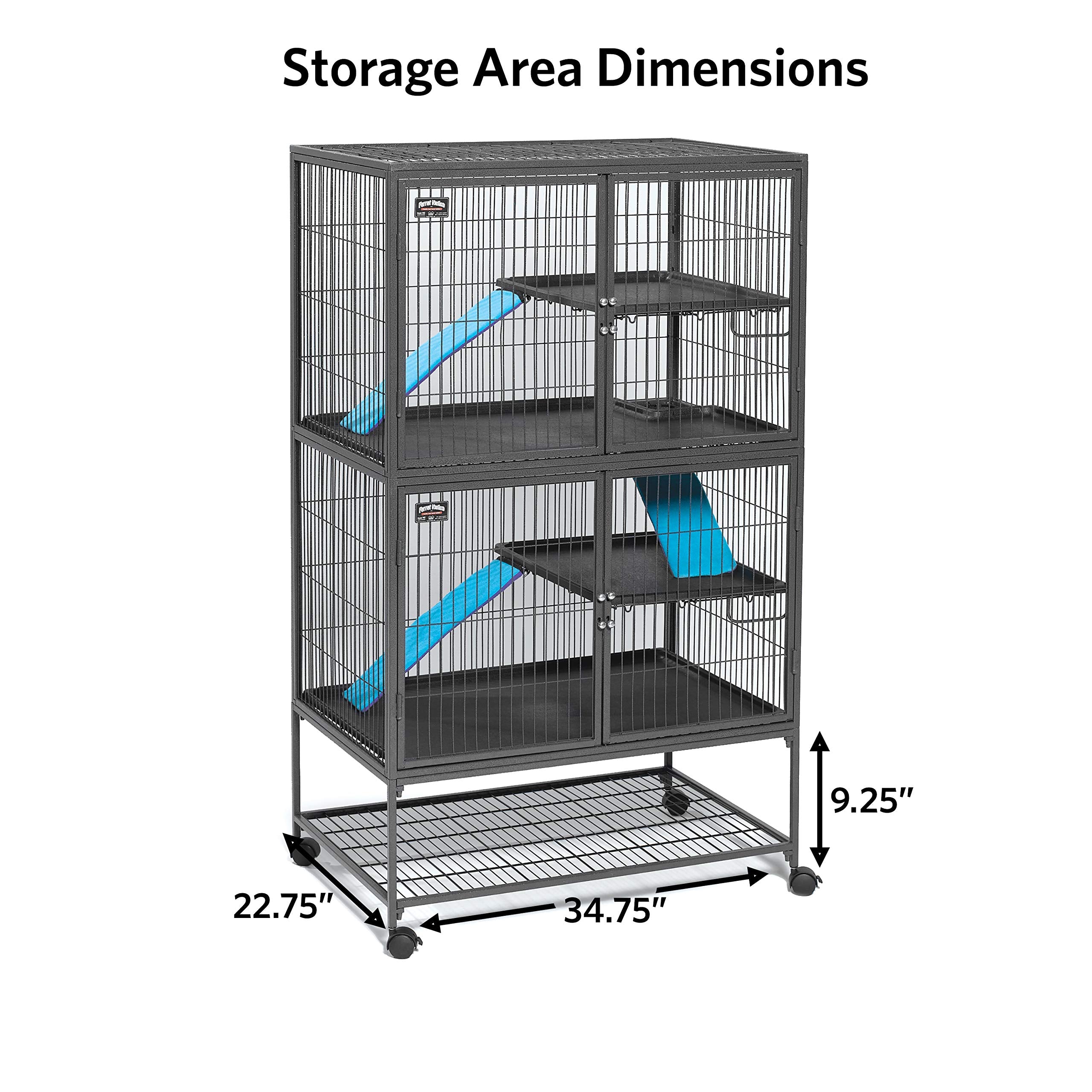 MidWest Ferret Nation durable locking casters for mobility and security