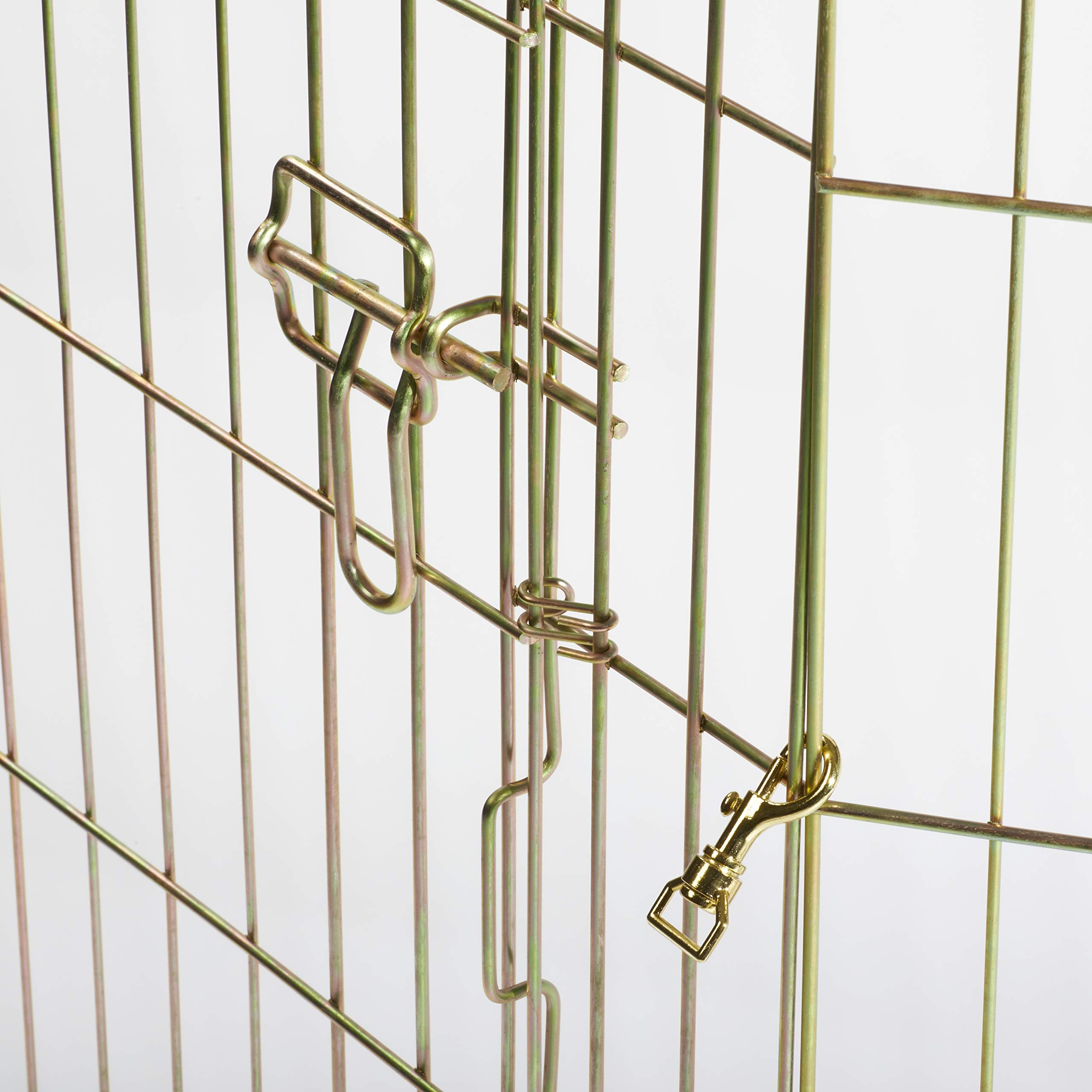 MidWest Homes for Pets 24-inch exercise pen crate attachment expands living space.