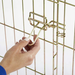 MidWest Homes for Pets 24-inch exercise pen foldable setup saves time and space.