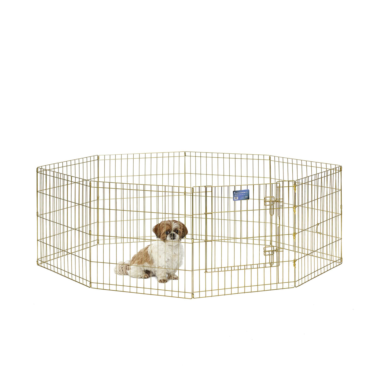 MidWest Homes for Pets 24-inch exercise pen frame for secure indoor play and expansion.