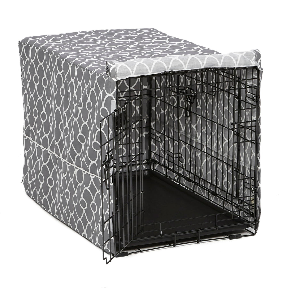 MidWest Homes for Pets crate cover with teflon protector resists stains for easy cleanup