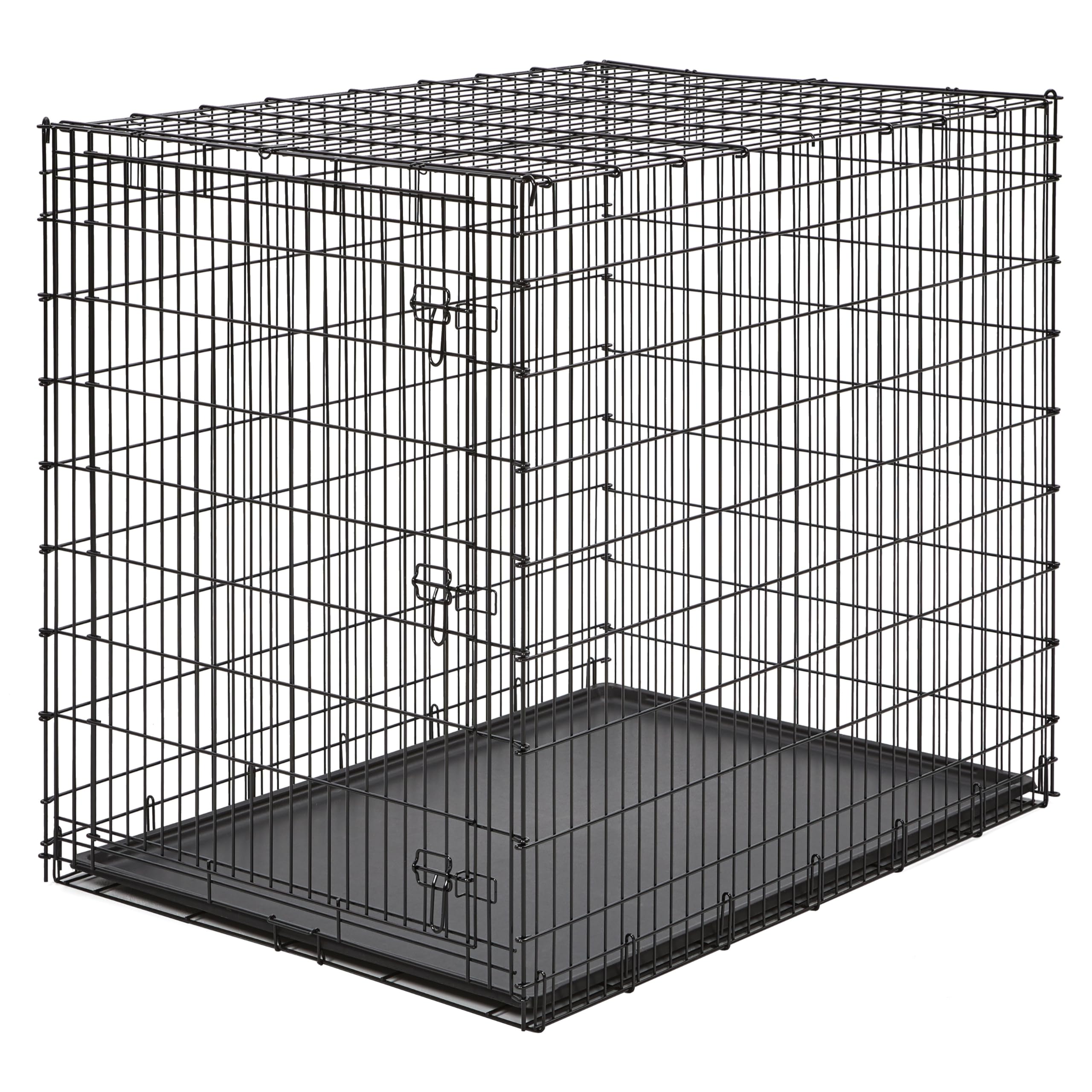 MidWest Homes for Pets drop-pin construction with reinforced L-bar increases stability.