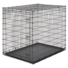 MidWest Homes for Pets drop-pin construction with reinforced L-bar increases stability.