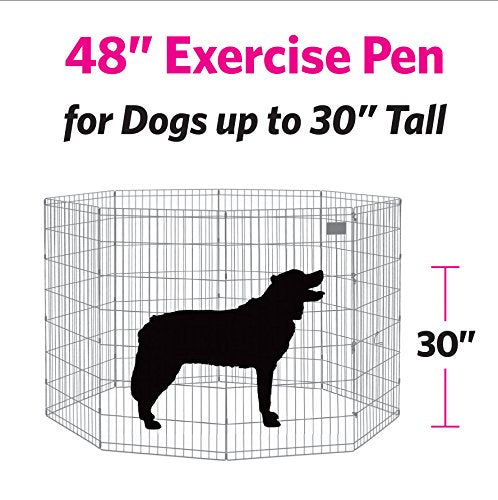 Midwest Homes for Pets exercise pen ground anchors add stability for outdoor setups
