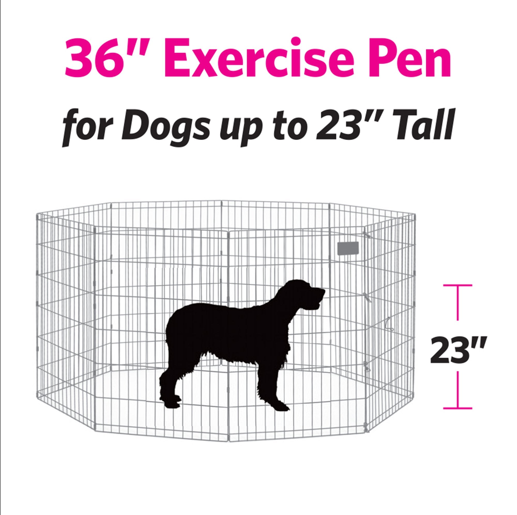 MidWest pen with no-door design ensuring security during play