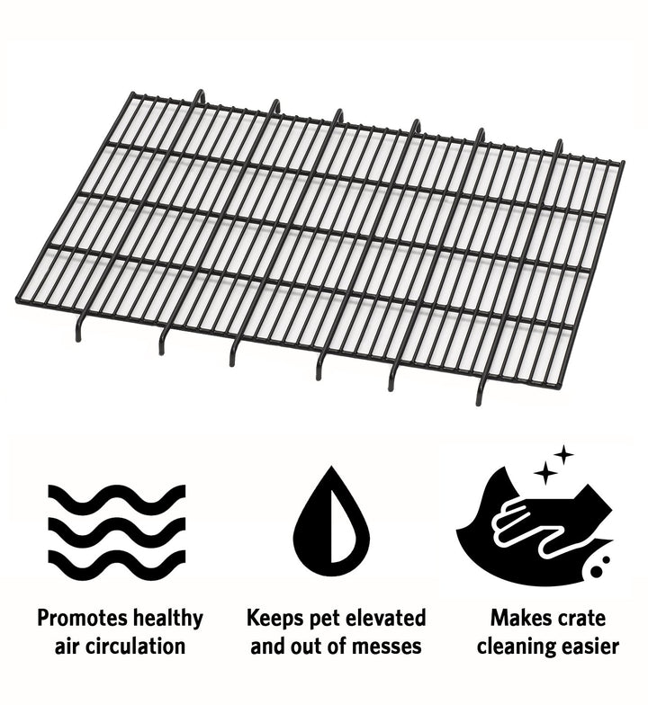 MidWest floor grid fits iCrate 1524/1524DD for a snug upgrade.
