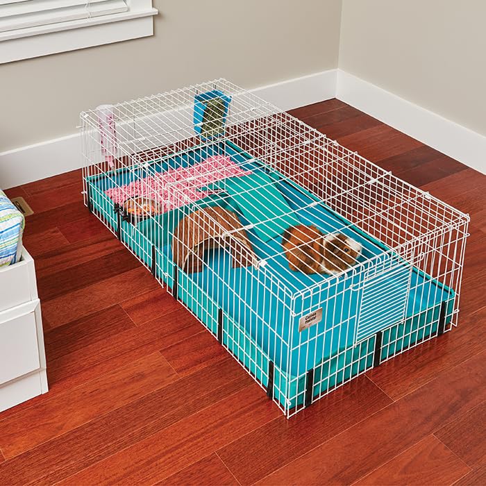 MidWest Homes for Pets Guinea Habitat Plus expandable design connects multiple cages.