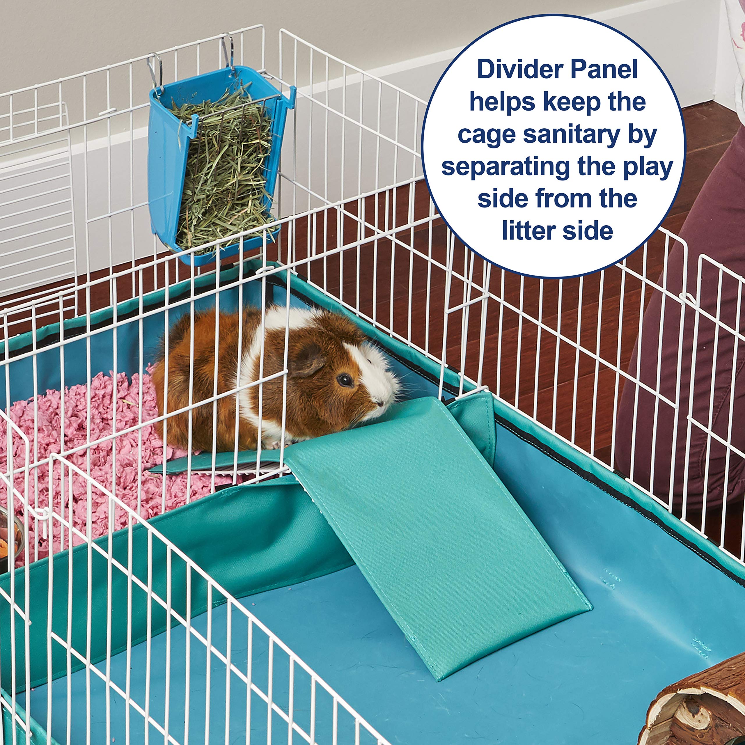 MidWest Guinea Habitat Plus sets up in minutes without tools for busy owners.