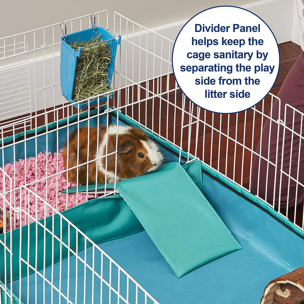 MidWest Guinea Habitat Plus sets up in minutes without tools for busy owners.