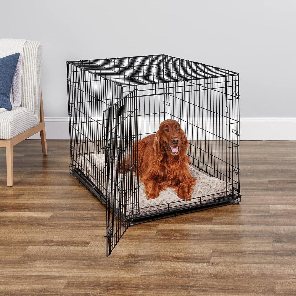 Divider panel supports crate training as your puppy grows.