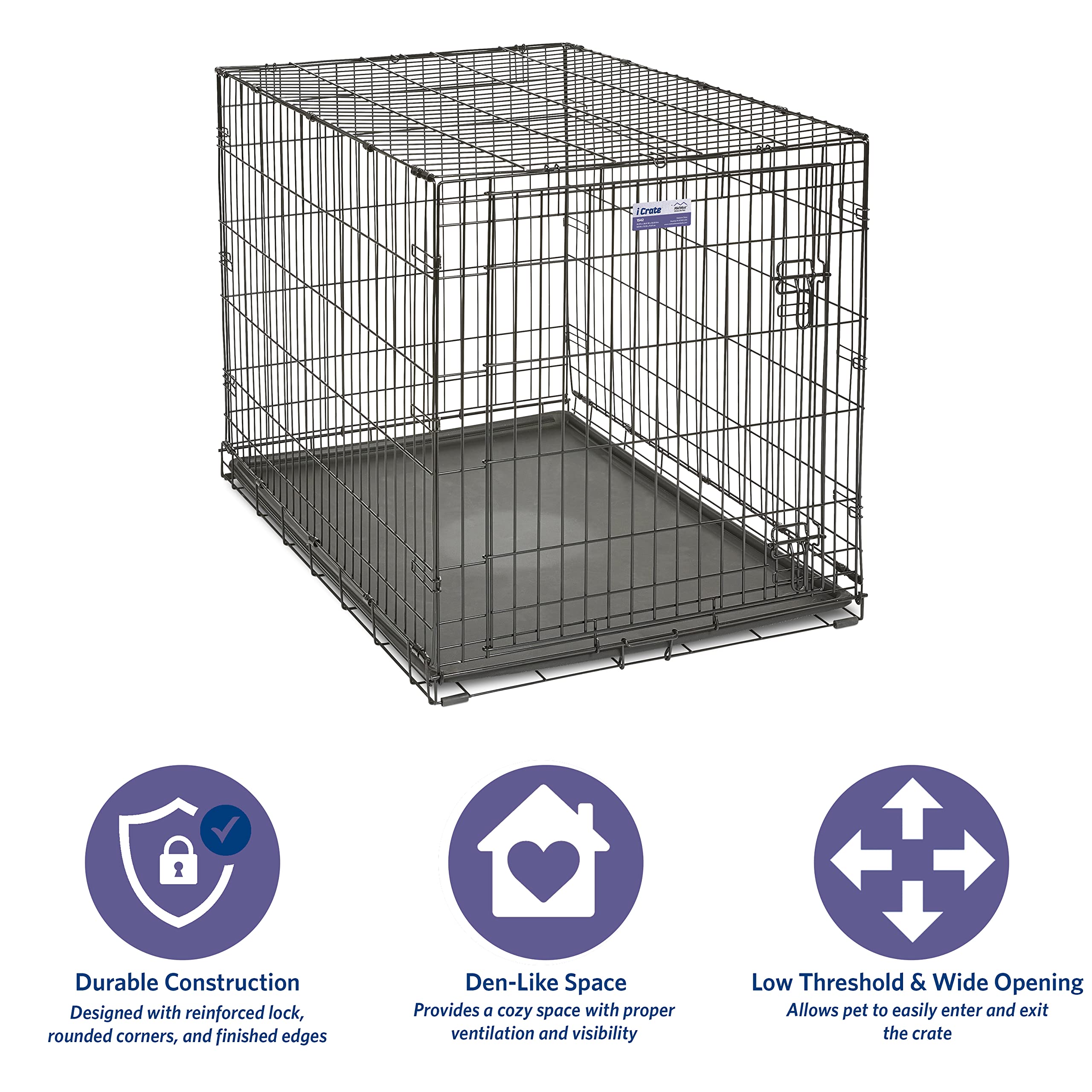 Leak-proof tray makes cleaning quick and effortless.