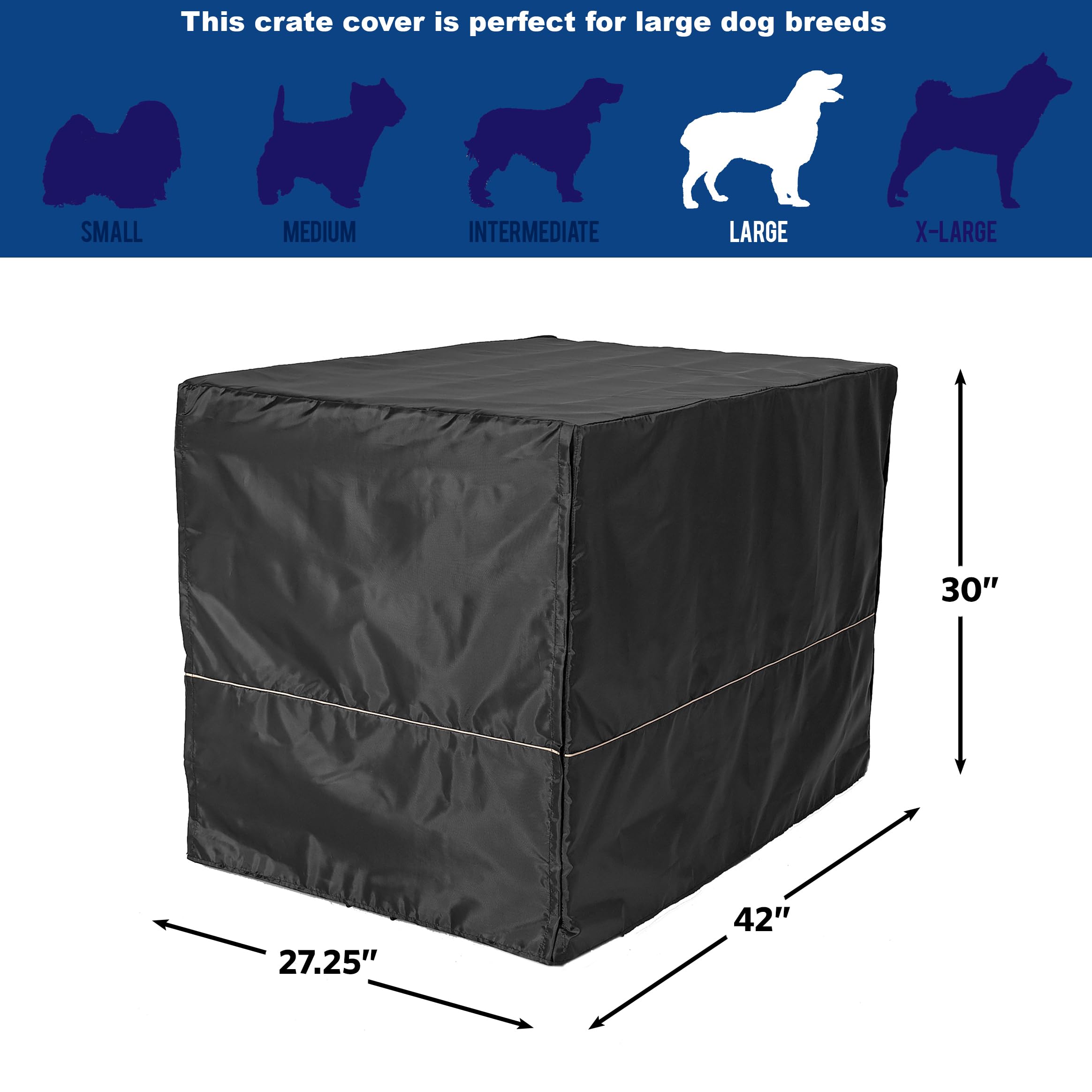 MidWest Homes for Pets crate cover den-like atmosphere for comfort