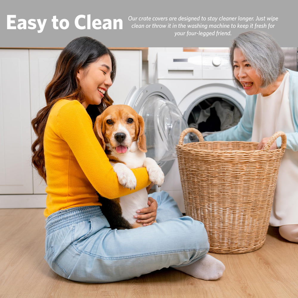 MidWest Homes for Pets crate cover machine washable for easy cleaning