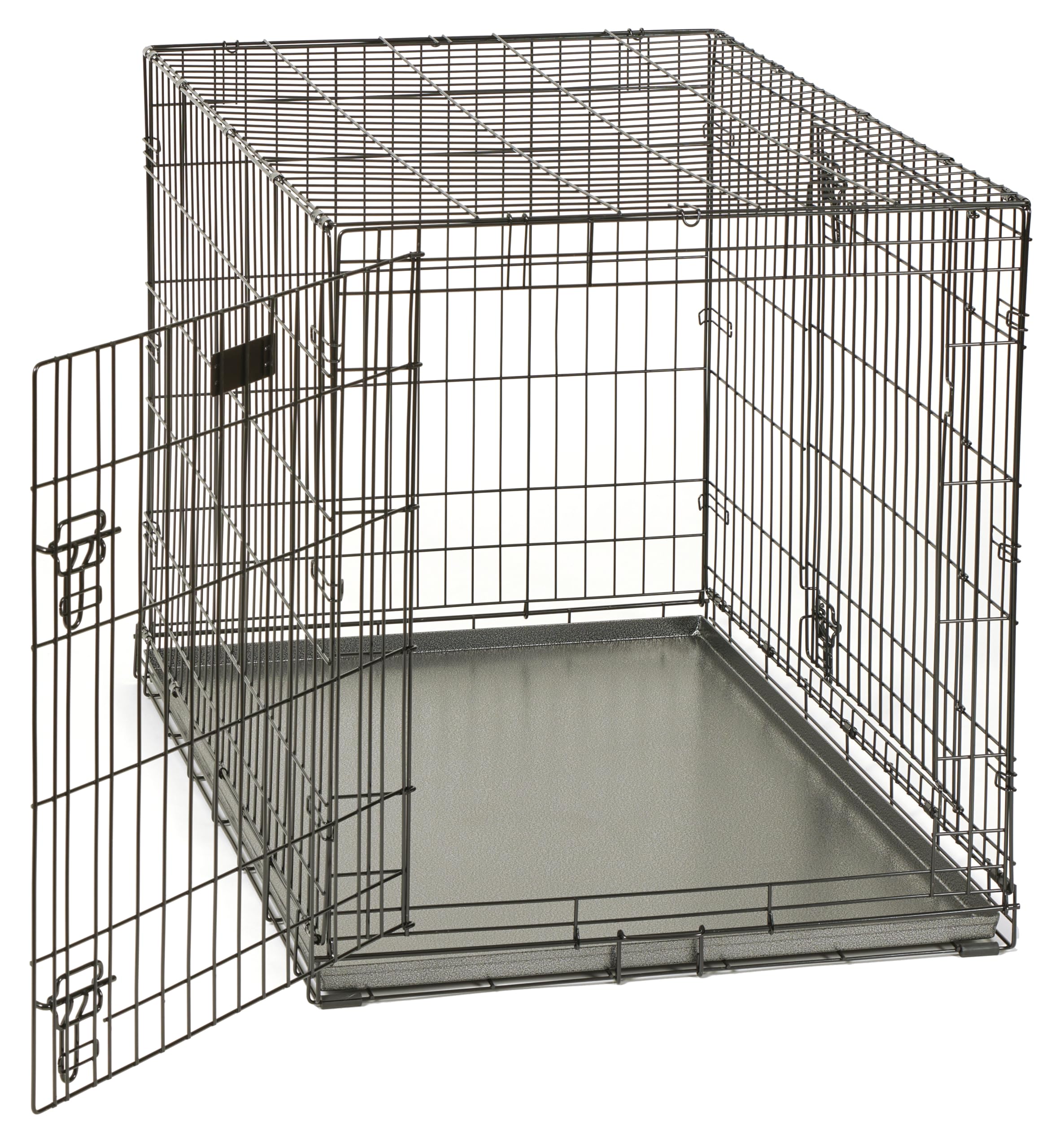 MidWest Homes for Pets replacement pan with leak-proof-seam offers durable protection and easy cleanup.
