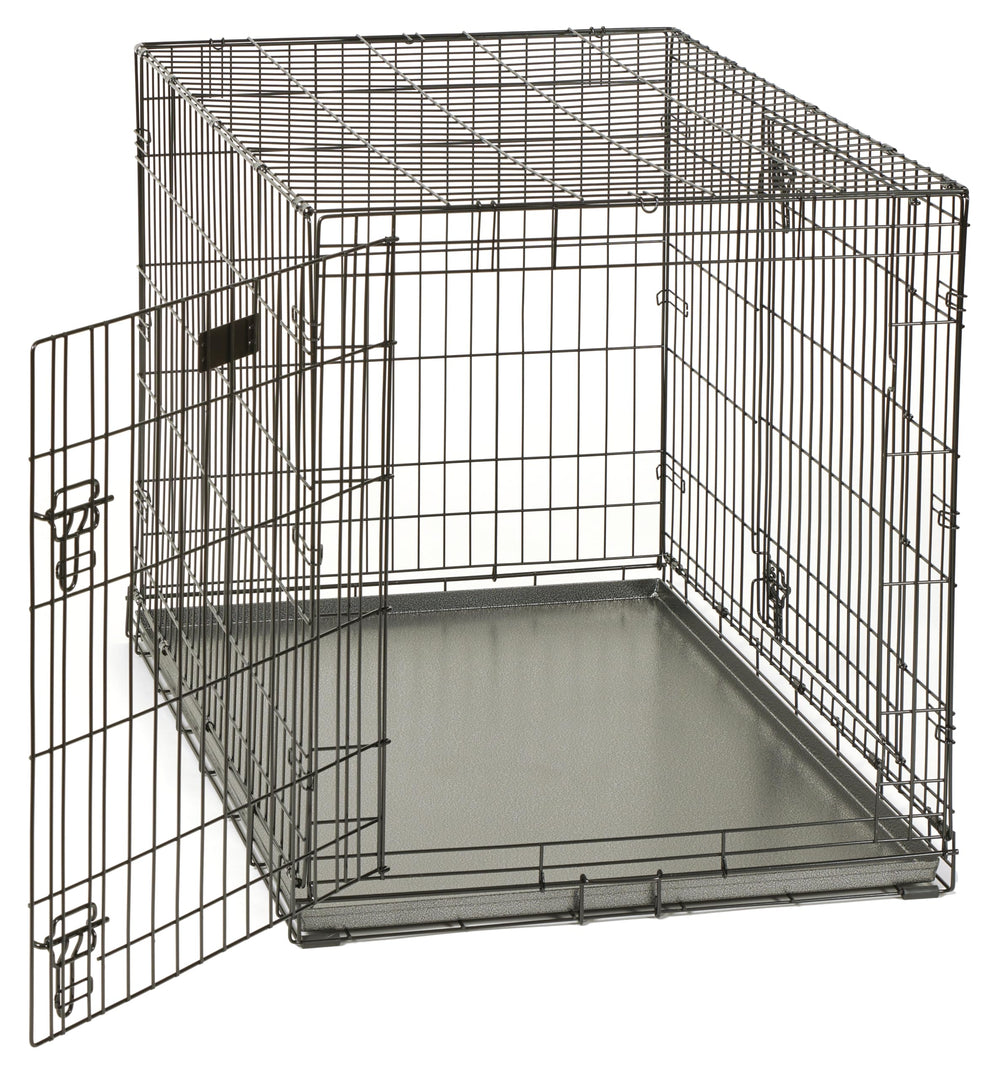 MidWest Homes for Pets replacement pan with leak-proof-seam offers durable protection and easy cleanup.