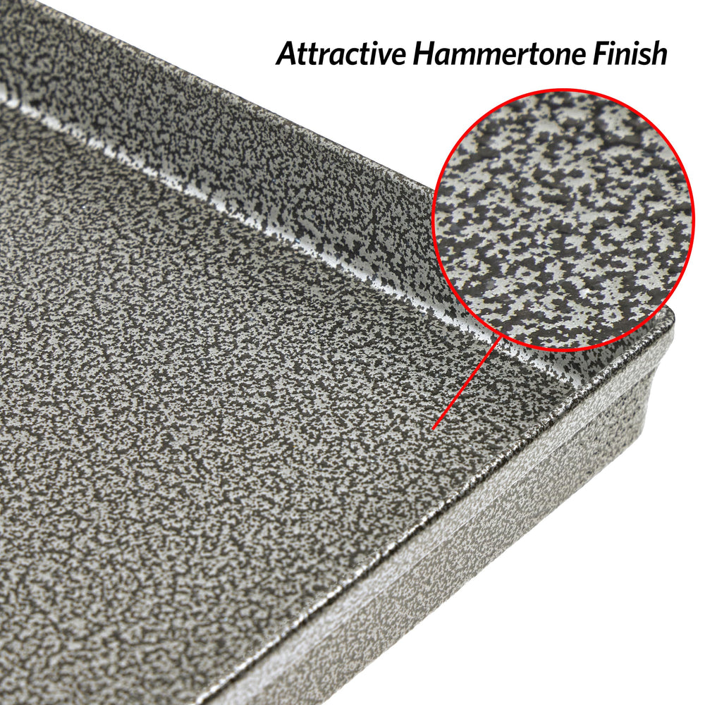 MidWest Homes for Pets pan's slide-out-design simplifies quick, mess-free cleaning after use.